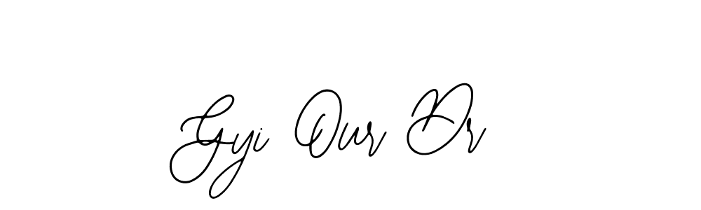 Design your own signature with our free online signature maker. With this signature software, you can create a handwritten (Bearetta-2O07w) signature for name Gyi Our Dr. Gyi Our Dr signature style 12 images and pictures png