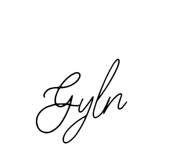 Similarly Bearetta-2O07w is the best handwritten signature design. Signature creator online .You can use it as an online autograph creator for name Gyln. Gyln signature style 12 images and pictures png