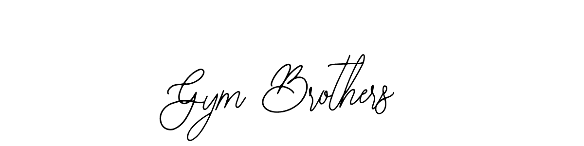 Once you've used our free online signature maker to create your best signature Bearetta-2O07w style, it's time to enjoy all of the benefits that Gym Brothers name signing documents. Gym Brothers signature style 12 images and pictures png