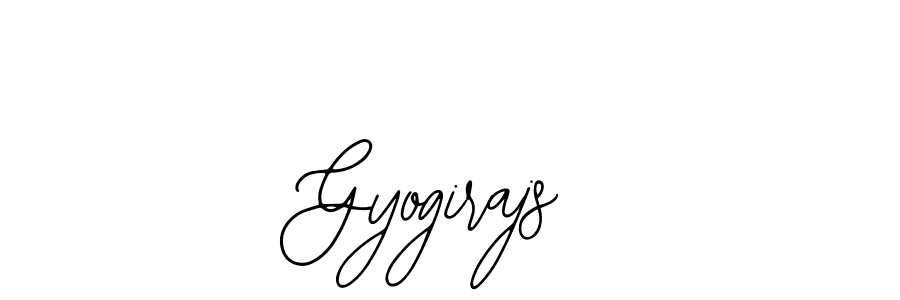 Use a signature maker to create a handwritten signature online. With this signature software, you can design (Bearetta-2O07w) your own signature for name Gyogirajs. Gyogirajs signature style 12 images and pictures png