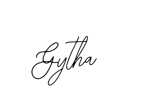 You should practise on your own different ways (Bearetta-2O07w) to write your name (Gytha) in signature. don't let someone else do it for you. Gytha signature style 12 images and pictures png
