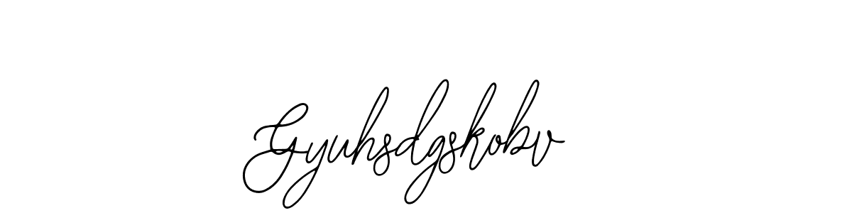 The best way (Bearetta-2O07w) to make a short signature is to pick only two or three words in your name. The name Gyuhsdgskobv include a total of six letters. For converting this name. Gyuhsdgskobv signature style 12 images and pictures png