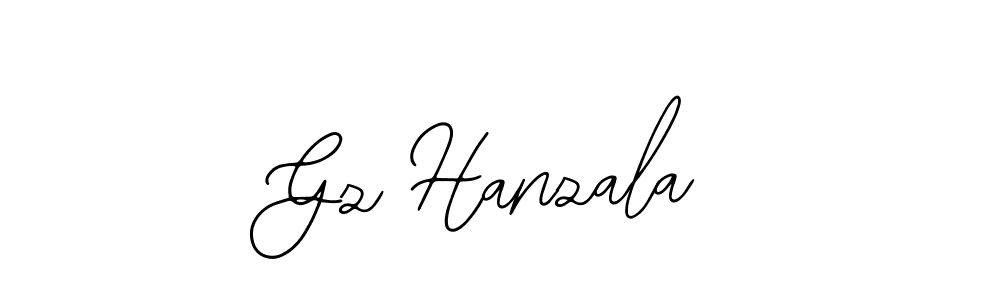 Use a signature maker to create a handwritten signature online. With this signature software, you can design (Bearetta-2O07w) your own signature for name Gz Hanzala. Gz Hanzala signature style 12 images and pictures png