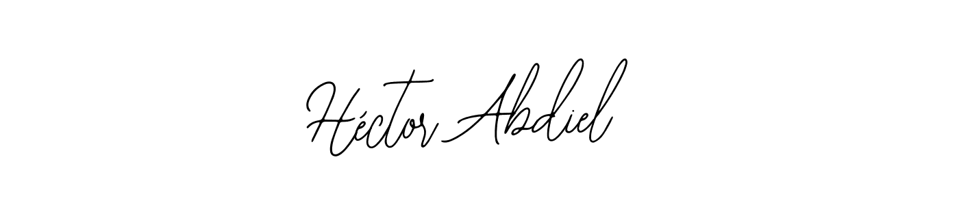 How to make Héctor Abdiel signature? Bearetta-2O07w is a professional autograph style. Create handwritten signature for Héctor Abdiel name. Héctor Abdiel signature style 12 images and pictures png