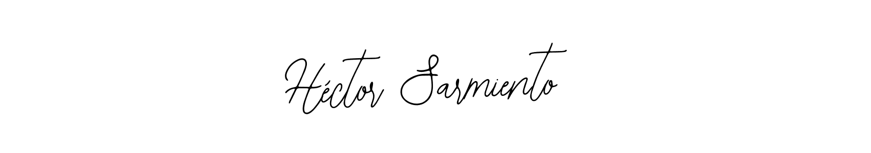 The best way (Bearetta-2O07w) to make a short signature is to pick only two or three words in your name. The name Héctor Sarmiento include a total of six letters. For converting this name. Héctor Sarmiento signature style 12 images and pictures png