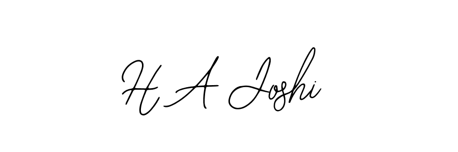 Make a beautiful signature design for name H A Joshi. Use this online signature maker to create a handwritten signature for free. H A Joshi signature style 12 images and pictures png