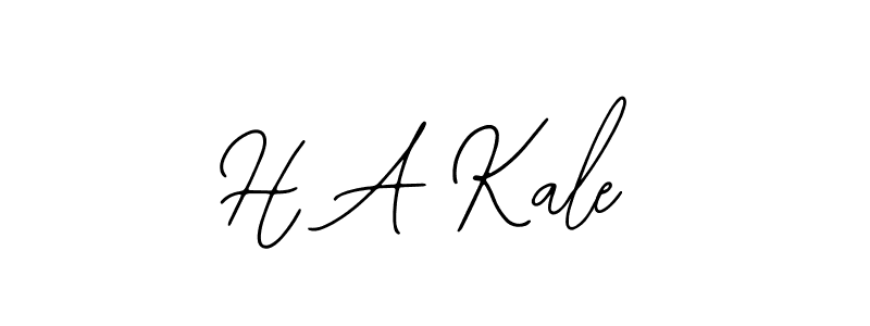 It looks lik you need a new signature style for name H A Kale. Design unique handwritten (Bearetta-2O07w) signature with our free signature maker in just a few clicks. H A Kale signature style 12 images and pictures png