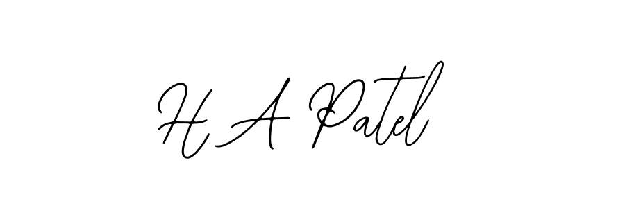 You can use this online signature creator to create a handwritten signature for the name H A Patel. This is the best online autograph maker. H A Patel signature style 12 images and pictures png