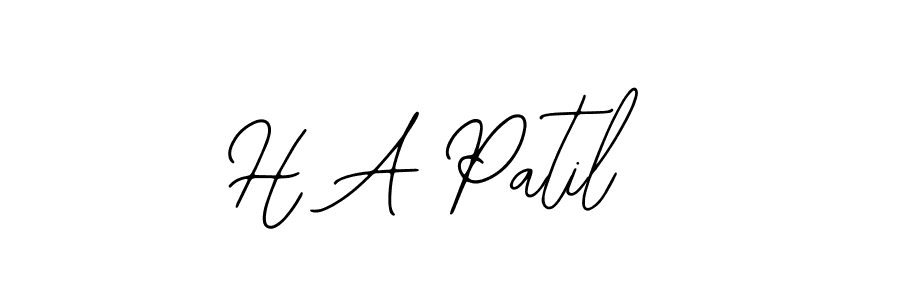 You can use this online signature creator to create a handwritten signature for the name H A Patil. This is the best online autograph maker. H A Patil signature style 12 images and pictures png