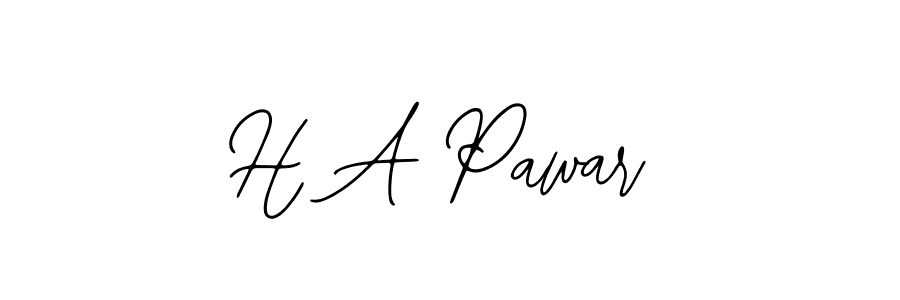 Create a beautiful signature design for name H A Pawar. With this signature (Bearetta-2O07w) fonts, you can make a handwritten signature for free. H A Pawar signature style 12 images and pictures png