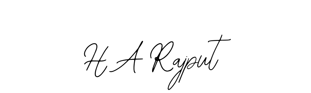 if you are searching for the best signature style for your name H A Rajput. so please give up your signature search. here we have designed multiple signature styles  using Bearetta-2O07w. H A Rajput signature style 12 images and pictures png