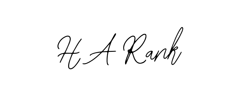 Create a beautiful signature design for name H A Rank. With this signature (Bearetta-2O07w) fonts, you can make a handwritten signature for free. H A Rank signature style 12 images and pictures png