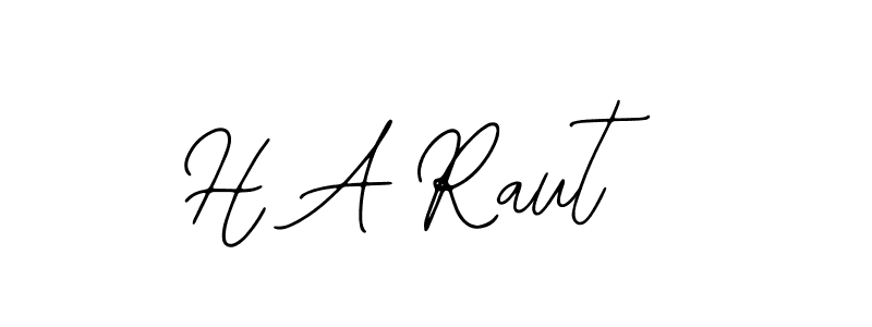 Make a beautiful signature design for name H A Raut. Use this online signature maker to create a handwritten signature for free. H A Raut signature style 12 images and pictures png