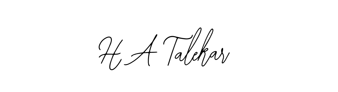 You should practise on your own different ways (Bearetta-2O07w) to write your name (H A Talekar) in signature. don't let someone else do it for you. H A Talekar signature style 12 images and pictures png