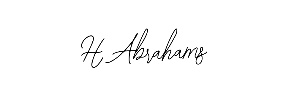 Similarly Bearetta-2O07w is the best handwritten signature design. Signature creator online .You can use it as an online autograph creator for name H Abrahams. H Abrahams signature style 12 images and pictures png