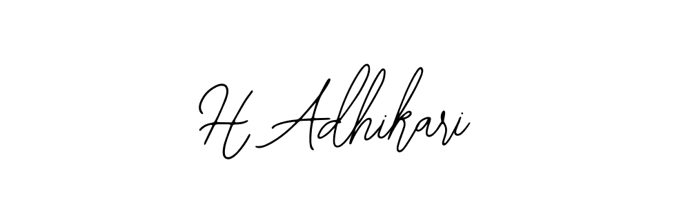 How to Draw H Adhikari signature style? Bearetta-2O07w is a latest design signature styles for name H Adhikari. H Adhikari signature style 12 images and pictures png