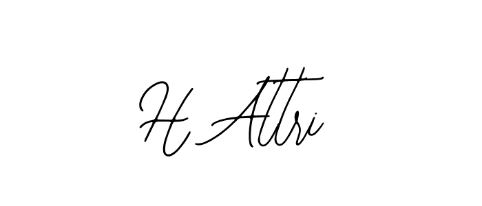 Create a beautiful signature design for name H Attri. With this signature (Bearetta-2O07w) fonts, you can make a handwritten signature for free. H Attri signature style 12 images and pictures png