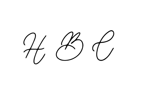 Bearetta-2O07w is a professional signature style that is perfect for those who want to add a touch of class to their signature. It is also a great choice for those who want to make their signature more unique. Get H B C name to fancy signature for free. H B C signature style 12 images and pictures png