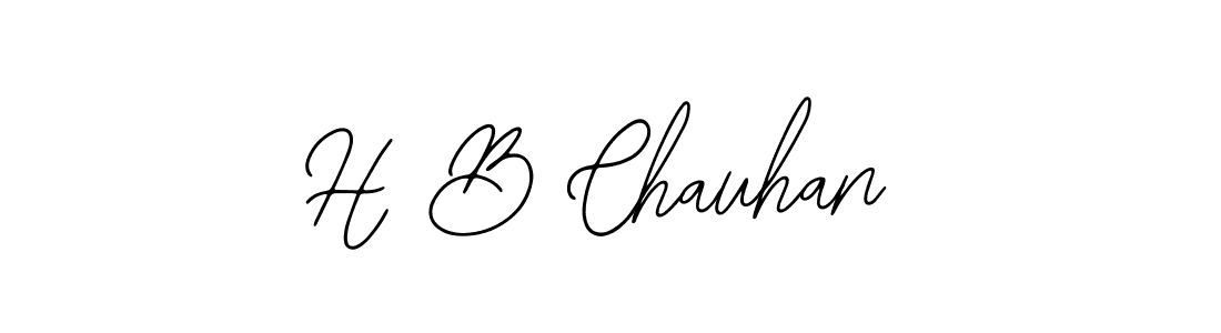 H B Chauhan stylish signature style. Best Handwritten Sign (Bearetta-2O07w) for my name. Handwritten Signature Collection Ideas for my name H B Chauhan. H B Chauhan signature style 12 images and pictures png