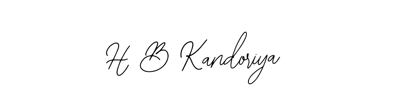 Similarly Bearetta-2O07w is the best handwritten signature design. Signature creator online .You can use it as an online autograph creator for name H B Kandoriya. H B Kandoriya signature style 12 images and pictures png