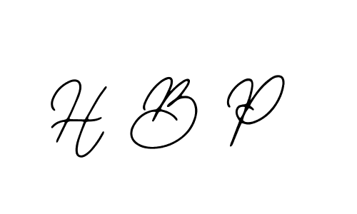 Make a beautiful signature design for name H B P. With this signature (Bearetta-2O07w) style, you can create a handwritten signature for free. H B P signature style 12 images and pictures png