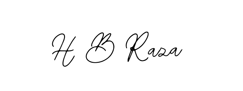 Make a beautiful signature design for name H B Raza. Use this online signature maker to create a handwritten signature for free. H B Raza signature style 12 images and pictures png