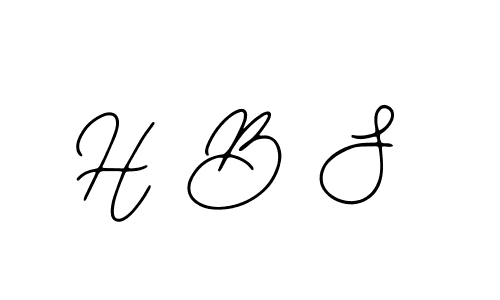 Use a signature maker to create a handwritten signature online. With this signature software, you can design (Bearetta-2O07w) your own signature for name H B S. H B S signature style 12 images and pictures png