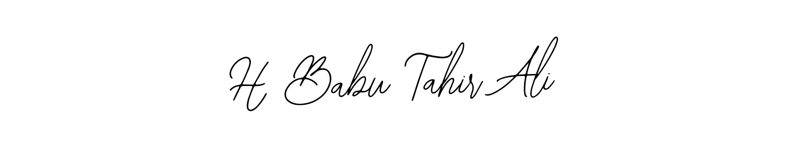You can use this online signature creator to create a handwritten signature for the name H Babu Tahir Ali. This is the best online autograph maker. H Babu Tahir Ali signature style 12 images and pictures png