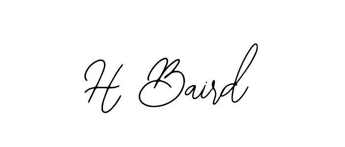 Make a beautiful signature design for name H Baird. With this signature (Bearetta-2O07w) style, you can create a handwritten signature for free. H Baird signature style 12 images and pictures png