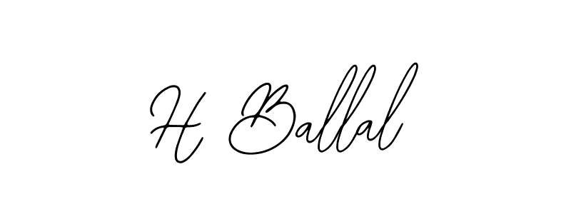 Similarly Bearetta-2O07w is the best handwritten signature design. Signature creator online .You can use it as an online autograph creator for name H Ballal. H Ballal signature style 12 images and pictures png