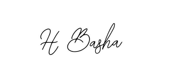 How to make H Basha signature? Bearetta-2O07w is a professional autograph style. Create handwritten signature for H Basha name. H Basha signature style 12 images and pictures png