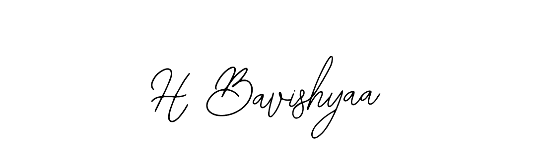 Design your own signature with our free online signature maker. With this signature software, you can create a handwritten (Bearetta-2O07w) signature for name H Bavishyaa. H Bavishyaa signature style 12 images and pictures png