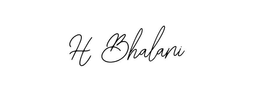 Also we have H Bhalani name is the best signature style. Create professional handwritten signature collection using Bearetta-2O07w autograph style. H Bhalani signature style 12 images and pictures png