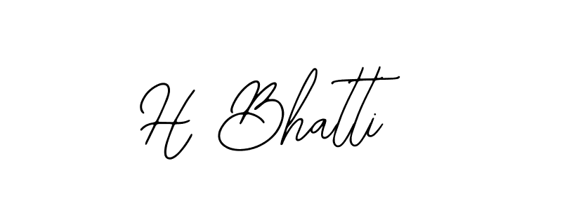 Make a beautiful signature design for name H Bhatti. Use this online signature maker to create a handwritten signature for free. H Bhatti signature style 12 images and pictures png