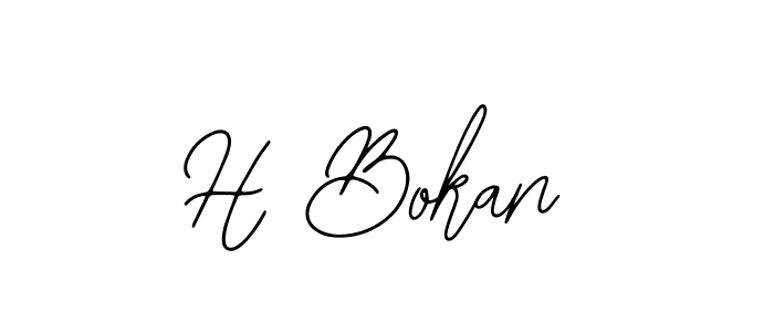 Bearetta-2O07w is a professional signature style that is perfect for those who want to add a touch of class to their signature. It is also a great choice for those who want to make their signature more unique. Get H Bokan name to fancy signature for free. H Bokan signature style 12 images and pictures png