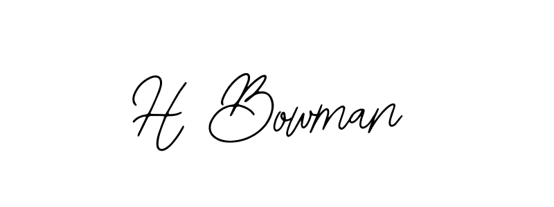 Similarly Bearetta-2O07w is the best handwritten signature design. Signature creator online .You can use it as an online autograph creator for name H Bowman. H Bowman signature style 12 images and pictures png