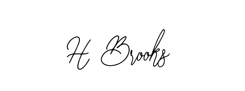 if you are searching for the best signature style for your name H Brooks. so please give up your signature search. here we have designed multiple signature styles  using Bearetta-2O07w. H Brooks signature style 12 images and pictures png