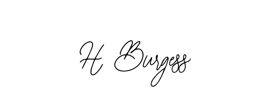 The best way (Bearetta-2O07w) to make a short signature is to pick only two or three words in your name. The name H Burgess include a total of six letters. For converting this name. H Burgess signature style 12 images and pictures png