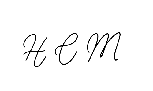 How to Draw H C M signature style? Bearetta-2O07w is a latest design signature styles for name H C M. H C M signature style 12 images and pictures png