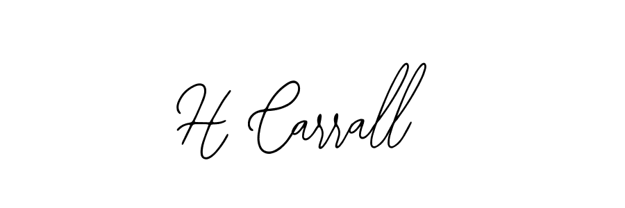 H Carrall stylish signature style. Best Handwritten Sign (Bearetta-2O07w) for my name. Handwritten Signature Collection Ideas for my name H Carrall. H Carrall signature style 12 images and pictures png