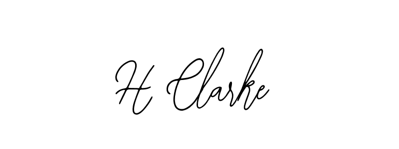 Use a signature maker to create a handwritten signature online. With this signature software, you can design (Bearetta-2O07w) your own signature for name H Clarke. H Clarke signature style 12 images and pictures png