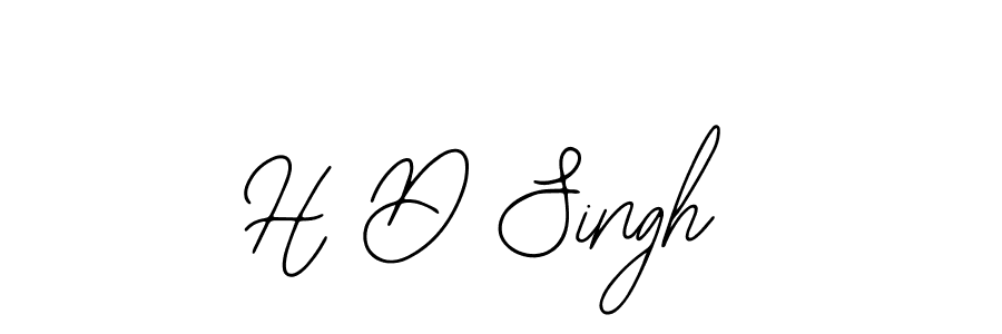 if you are searching for the best signature style for your name H D Singh. so please give up your signature search. here we have designed multiple signature styles  using Bearetta-2O07w. H D Singh signature style 12 images and pictures png