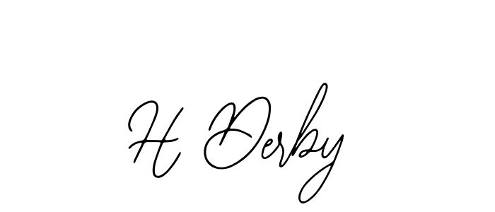Similarly Bearetta-2O07w is the best handwritten signature design. Signature creator online .You can use it as an online autograph creator for name H Derby. H Derby signature style 12 images and pictures png