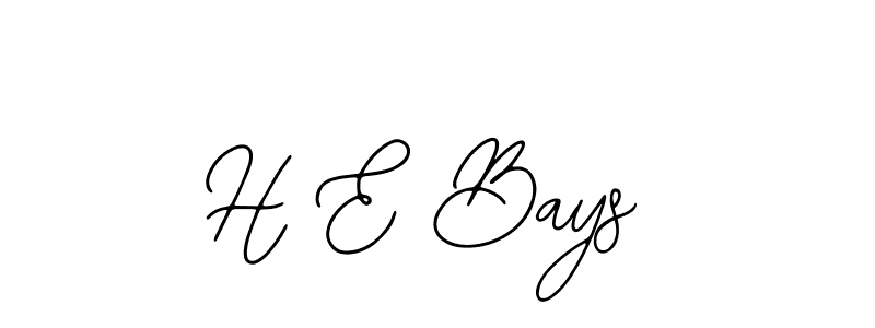 Similarly Bearetta-2O07w is the best handwritten signature design. Signature creator online .You can use it as an online autograph creator for name H E Bays. H E Bays signature style 12 images and pictures png