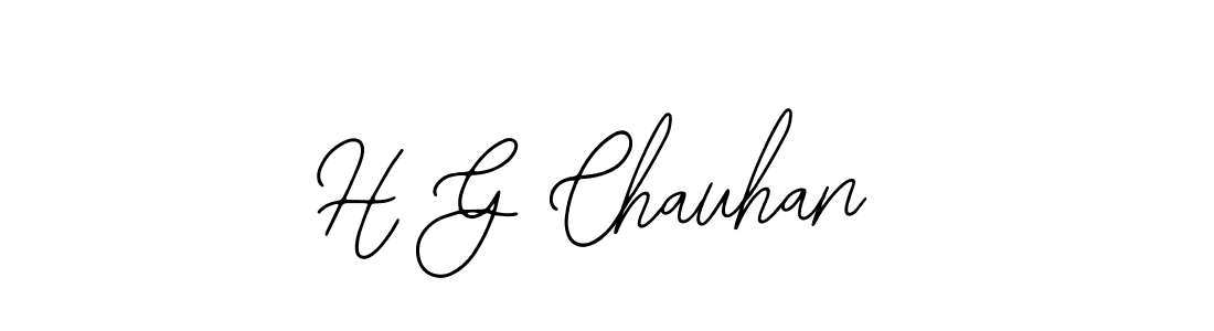 if you are searching for the best signature style for your name H G Chauhan. so please give up your signature search. here we have designed multiple signature styles  using Bearetta-2O07w. H G Chauhan signature style 12 images and pictures png