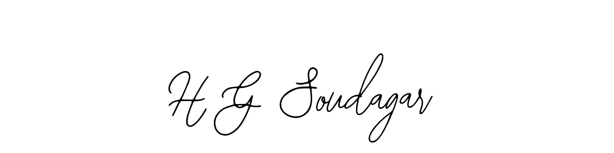 Best and Professional Signature Style for H G Soudagar. Bearetta-2O07w Best Signature Style Collection. H G Soudagar signature style 12 images and pictures png