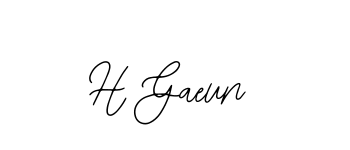 Make a beautiful signature design for name H Gaeun. With this signature (Bearetta-2O07w) style, you can create a handwritten signature for free. H Gaeun signature style 12 images and pictures png