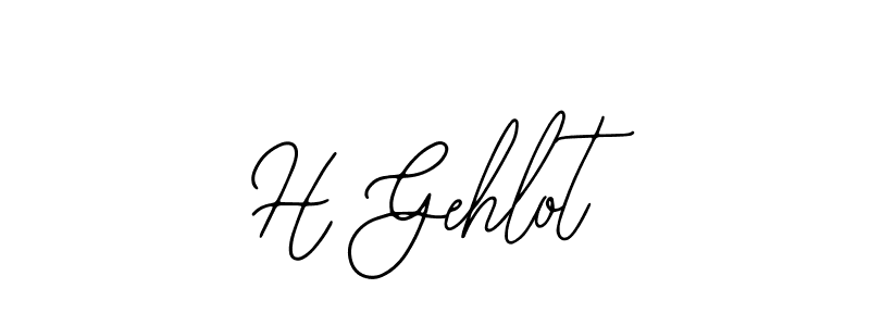 H Gehlot stylish signature style. Best Handwritten Sign (Bearetta-2O07w) for my name. Handwritten Signature Collection Ideas for my name H Gehlot. H Gehlot signature style 12 images and pictures png