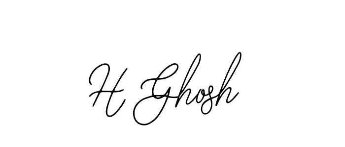 Create a beautiful signature design for name H Ghosh. With this signature (Bearetta-2O07w) fonts, you can make a handwritten signature for free. H Ghosh signature style 12 images and pictures png