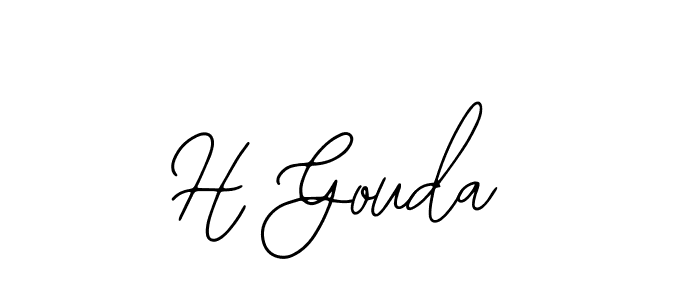 Bearetta-2O07w is a professional signature style that is perfect for those who want to add a touch of class to their signature. It is also a great choice for those who want to make their signature more unique. Get H Gouda name to fancy signature for free. H Gouda signature style 12 images and pictures png